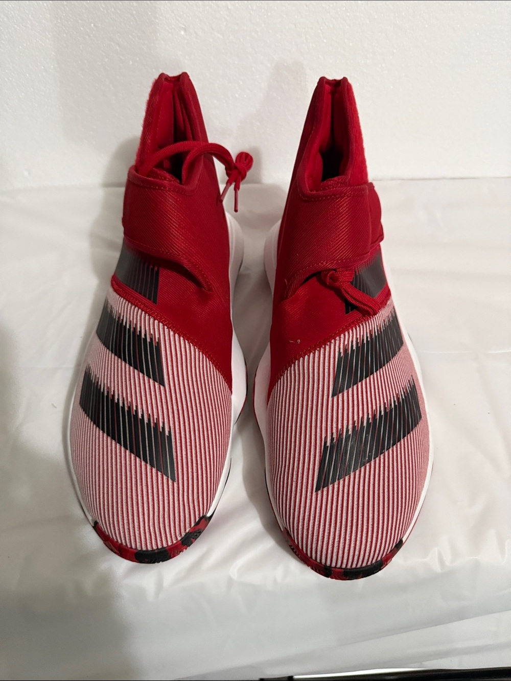 Adidas Brand New Men’s Red Athletic Sneakers high tops